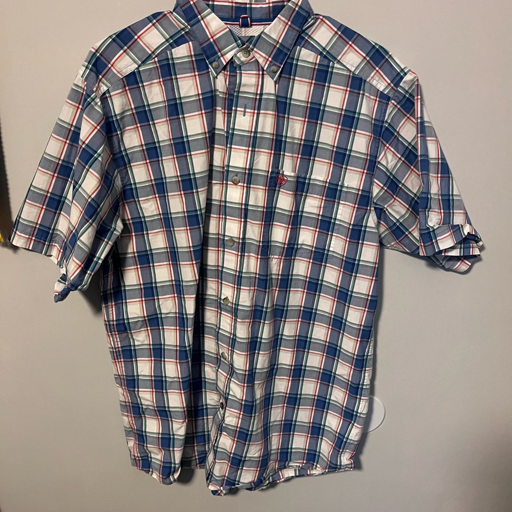 Ariat Men's Multicolor Plaid Button-Down Shirt